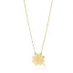 Clover Origami Plain 925 Charm Necklace