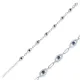 Sapphire Stone Evil Eye 925 Silver Bracelet Sapphire Stone Evil Eye 925 Silver Bracelet