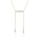 New Design Lariat Pearl 925 Charm Necklace New Design Lariat Pearl 925 Charm Necklace