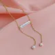 New Design Lariat Pearl 925 Charm Necklace New Design Lariat Pearl 925 Charm Necklace