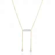 New Design Lariat Pearl 925 Charm Necklace