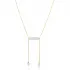 New Design Lariat Pearl 925 Charm Necklace