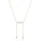 New Design Lariat Pearl 925 Charm Necklace New Design Lariat Pearl 925 Charm Necklace