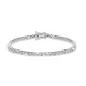 3 mm Round 925 Silver Tennis Bracelet