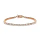 3.5 mm Round 925 Silver Tennis Bracelet