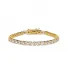 4 mm Round 925 Silver Tennis Bracelet