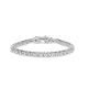 4 mm Round 925 Silver Tennis Bracelet