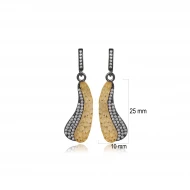 Handcrafted Vintage 925 Sterling Silver Earrings
