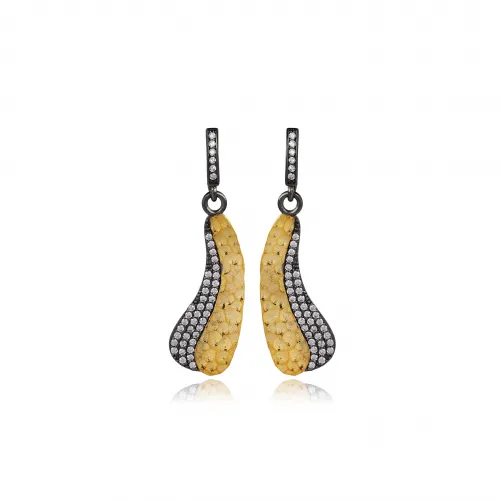 Modern Vintage Turkish 925 Silver Earrings