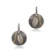 Filigree Leaf Turkish 925 Silver CZ Earrings