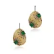 Wholesale 925 Silver Emerald Starburst Earrings