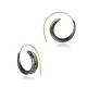 Boho Turkish 925 Sterling Silver Hoop Earrings