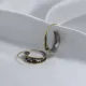 Boho Turkish 925 Sterling Silver Hoop Earrings
