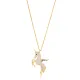 Turkish 925 Silver Unicorn Horse Clear CZ Charm Necklace Turkish 925 Silver Unicorn Horse Clear CZ Charm Necklace