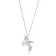 Turkish 925 Silver Unicorn Horse Clear CZ Charm Necklace Turkish 925 Silver Unicorn Horse Clear CZ Charm Necklace