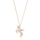 Turkish 925 Silver Unicorn Horse Clear CZ Charm Necklace Turkish 925 Silver Unicorn Horse Clear CZ Charm Necklace