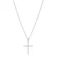 CZ Stone Classic Cross Design Charm Necklace CZ Stone Classic Cross Design Charm Necklace