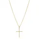 CZ Stone Classic Cross Design Charm Necklace CZ Stone Classic Cross Design Charm Necklace