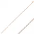 2 mm Square Design CZ Sterling Silver Tennis Bracelet