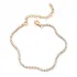 Square Zircon 1.70 mm Tennis Bracelet Silver Jewelry