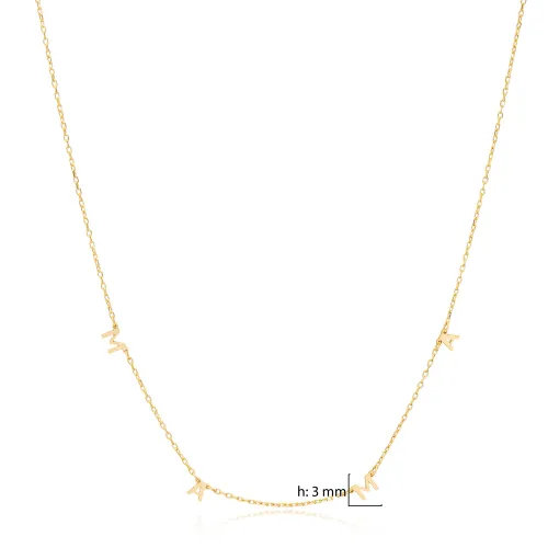 Best Selling Mama Letter Design Wholesale 925 Silver Jewelry Turkish Charm Necklace Pendant Best Selling Mama Letter Design Wholesale 925 Silver Jewelry Turkish Charm Necklace Pendant