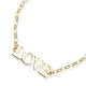 Love Letter Chain 925 Silver Charm Bracelet Love Letter Chain 925 Silver Charm Bracelet