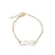 Love Letter Chain 925 Silver Charm Bracelet Love Letter Chain 925 Silver Charm Bracelet