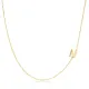 Plain Alphabet A Letter 30 Forse Chain Wholesale Silver Necklace Plain Alphabet A Letter 30 Forse Chain Wholesale Silver Necklace