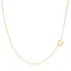 Plain Alphabet A Letter 30 Forse Chain Wholesale Silver Necklace Plain Alphabet A Letter 30 Forse Chain Wholesale Silver Necklace