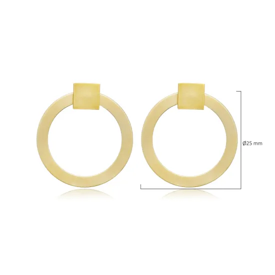 Round Silver Square 925 Stud Earrings Round Silver Square 925 Stud Earrings