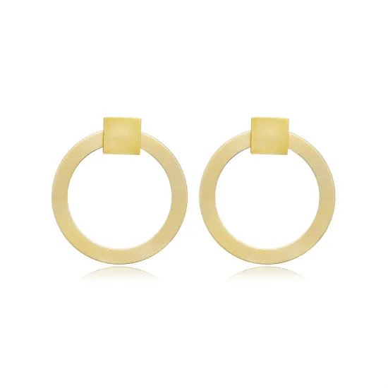 Round Silver Square 925 Stud Earrings Round Silver Square 925 Stud Earrings