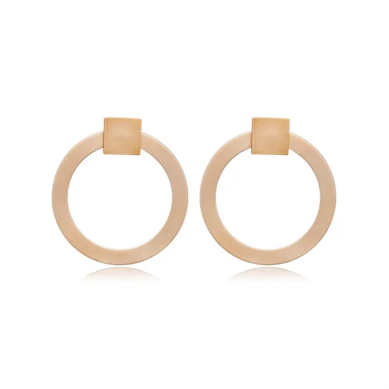 Round Silver Square 925 Stud Earrings Round Silver Square 925 Stud Earrings