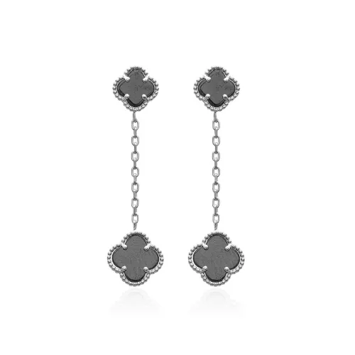 Black Clover 925 Silver Stud Earrings Black Clover 925 Silver Stud Earrings
