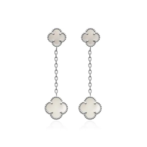 White Clover 925 Silver Stud Earrings White Clover 925 Silver Stud Earrings