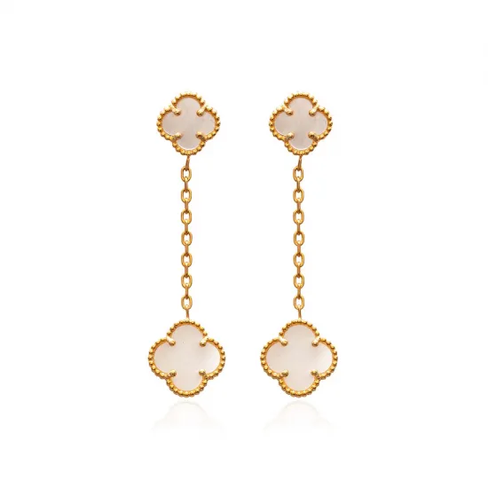 White Clover 925 Silver Stud Earrings White Clover 925 Silver Stud Earrings