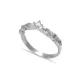 Royal Crown Twist 925 Silver Cluster Ring Royal Crown Twist 925 Silver Cluster Ring