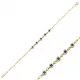 Round Sapphire CZ Stone 925 Charm Bracelet Round Sapphire CZ Stone 925 Charm Bracelet