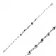 Marquise Design Sapphire CZ Charm Bracelet Marquise Design Sapphire CZ Charm Bracelet
