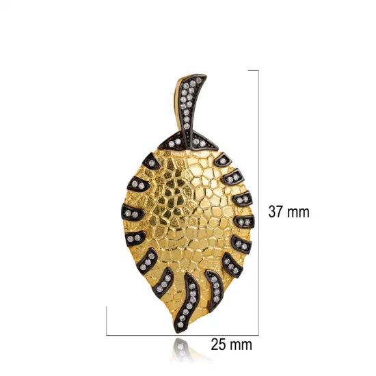 Exotic Pattern Design 925 Vintage Pendant Charm | 925 Sterling Silver Wholesale | Sade Silver Exotic Pattern Design 925 Vintage Pendant Charm - Sade 925 Silver Jewelry