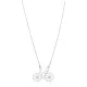 925 Sterling Silver Bicycle Necklace - Sade 925 Silver Jewelry