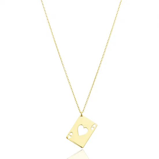 925 Sterling Silver Ace of Hearts - Sade 925 Silver Jewelry