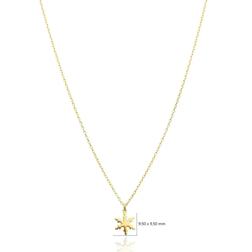 925 Sterling Silver Snowflake Necklace 925 Sterling Silver Snowflake Necklace