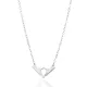 925 Sterling Silver Heart Hands Necklace | 925 Sterling Silver Wholesale | Sade Silver 925 Sterling Silver Heart Hands Necklace - Sade 925 Silver Jewelry
