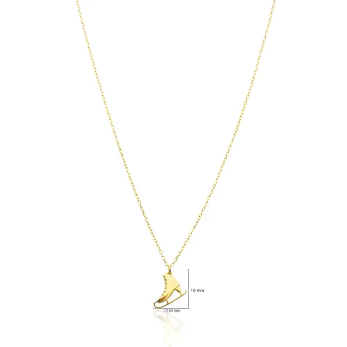 925 Sterling Silver Skate Necklace 925 Sterling Silver Skate Necklace