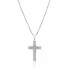 Gold Filigree Cross 925 Silver Necklace
