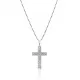 Gold Filigree Cross 925 Silver Necklace - Sade 925 Silver Jewelry