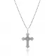 Gold Celtic Cross 925 Sterling Silver Necklace - Sade 925 Silver Jewelry