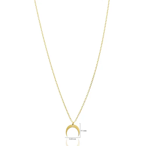 Wholesale 925 Silver Moon Necklace