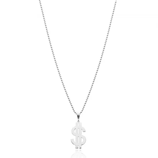 Wholesale 925 Silver Dollar Necklace | 925 Sterling Silver Wholesale | Sade Silver Wholesale 925 Silver Dollar Necklace - Sade 925 Silver Jewelry