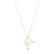 Pearl Mother Child 925 Silver Necklace
